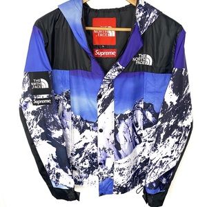 The North Face + Supreme Bootleg Mountain Baltoro Hooded Windbreaker Jacket XL